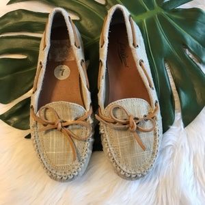 Lucky Brand Metallic Loafers